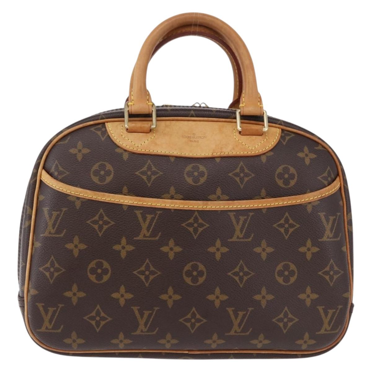 LOUIS VUITTON Monogram Trouville Hand Bag M42228 LV Auth 192093A