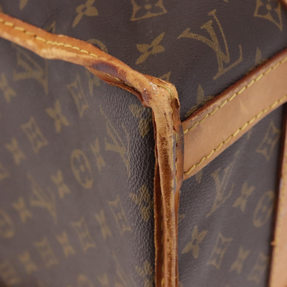 LOUIS VUITTON Monogram Sac Chasseur 40 Pet Carry M41924 LV Auth 192094
