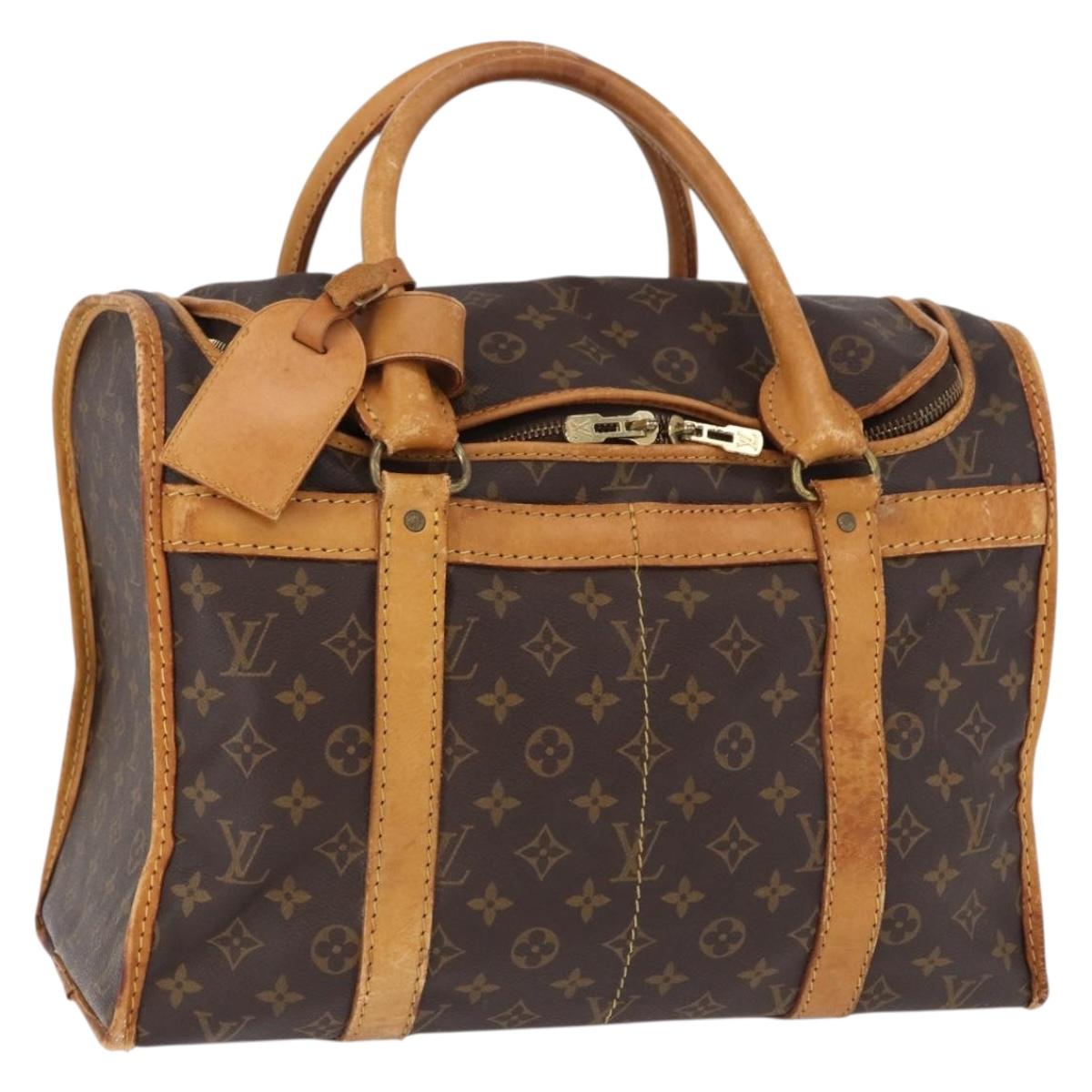 LOUIS VUITTON Monogram Sac Chasseur 40 Pet Carry M41924 LV Auth 192094