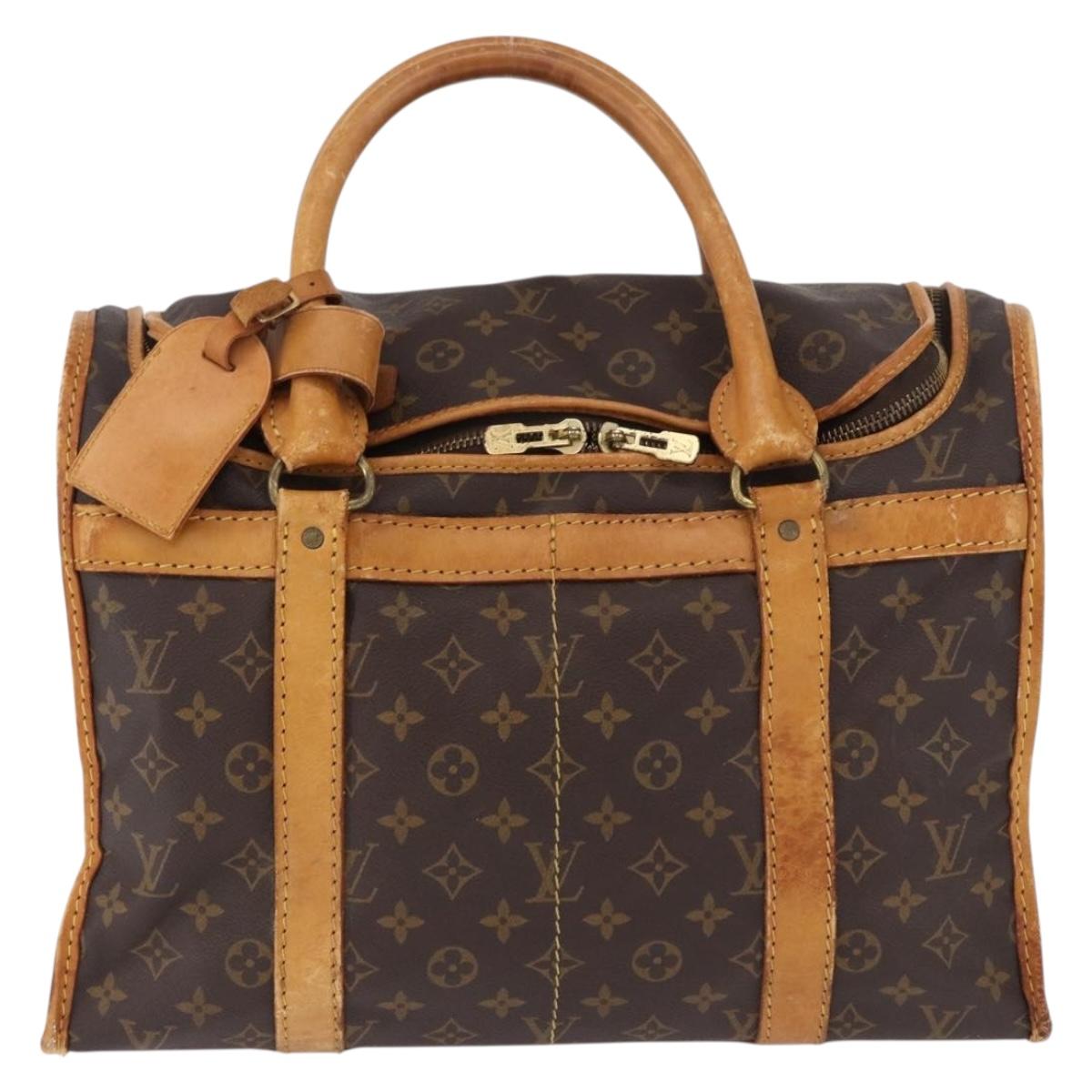 LOUIS VUITTON Monogram Sac Chasseur 40 Pet Carry M41924 LV Auth 192094