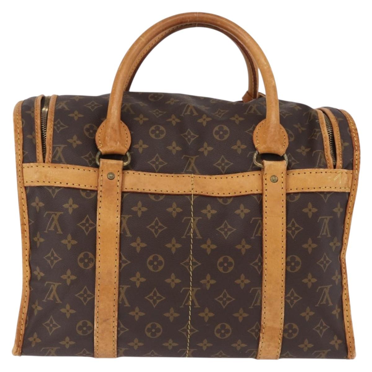 LOUIS VUITTON Monogram Sac Chasseur 40 Pet Carry M41924 LV Auth 192094