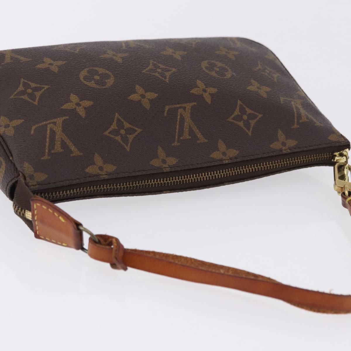 LOUIS VUITTON Monogram Pochette Accessoires Pouch M51980 LV Auth 192095