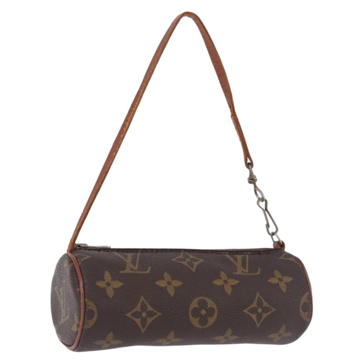 LOUIS VUITTON Monogram Papillon Pouch LV Auth 192097