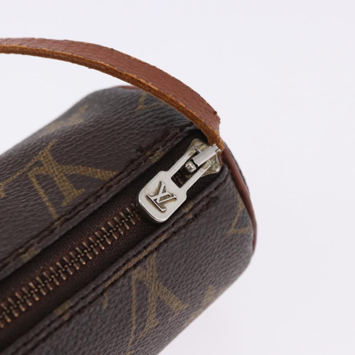 LOUIS VUITTON Monogram Papillon Pouch LV Auth 192097