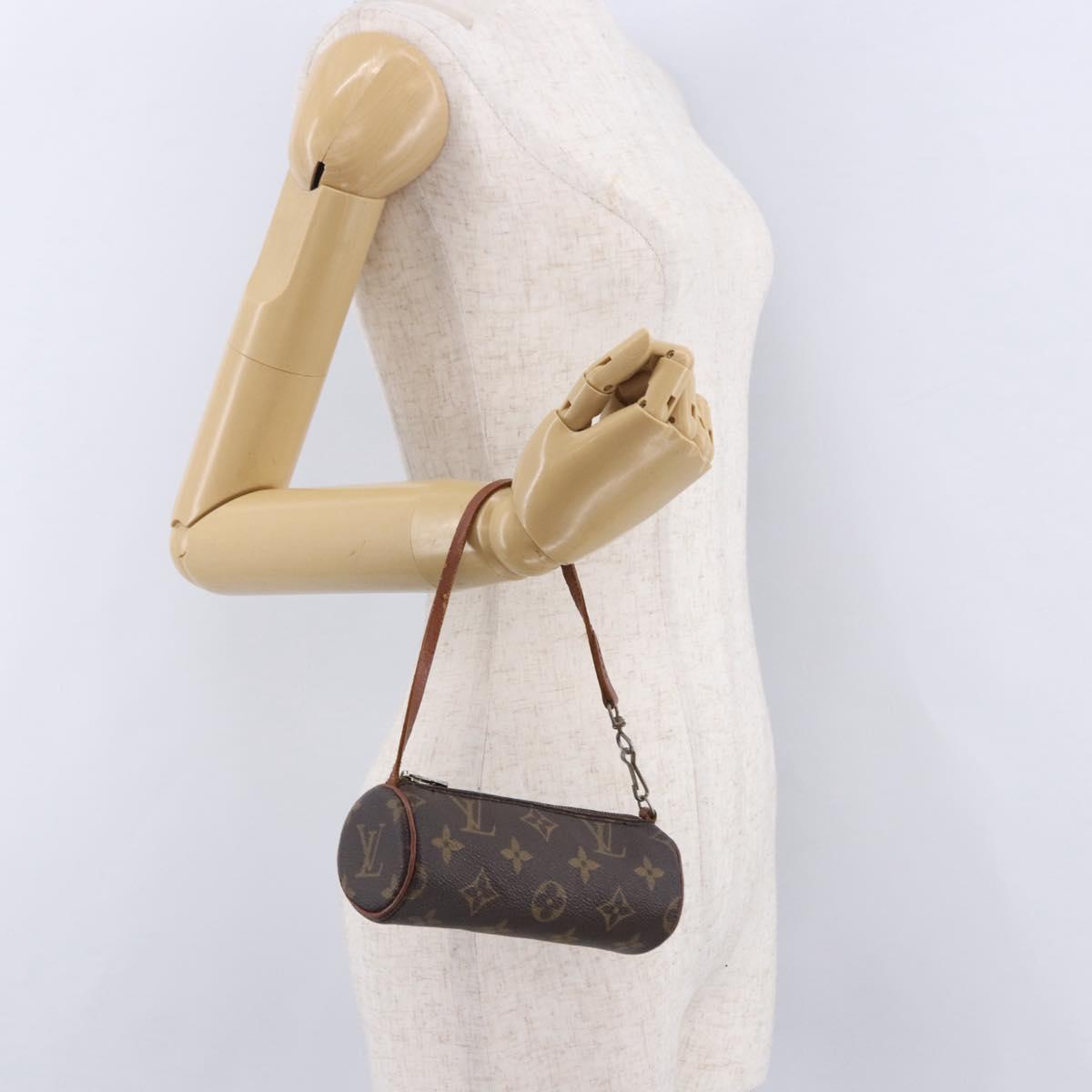LOUIS VUITTON Monogram Papillon Pouch LV Auth 192097