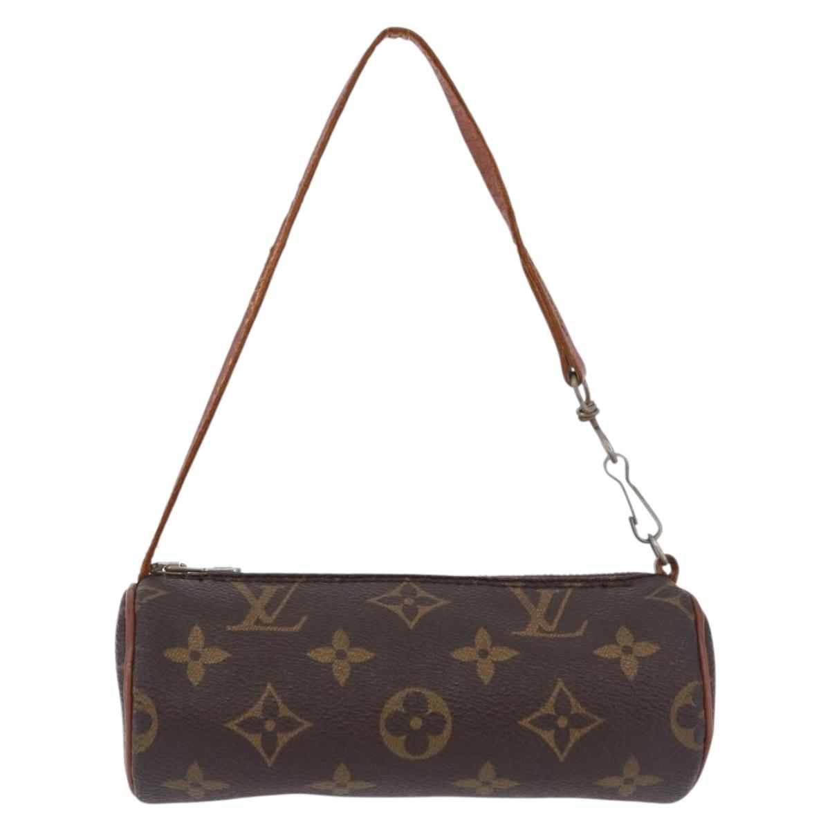 LOUIS VUITTON Monogram Papillon Pouch LV Auth 192097