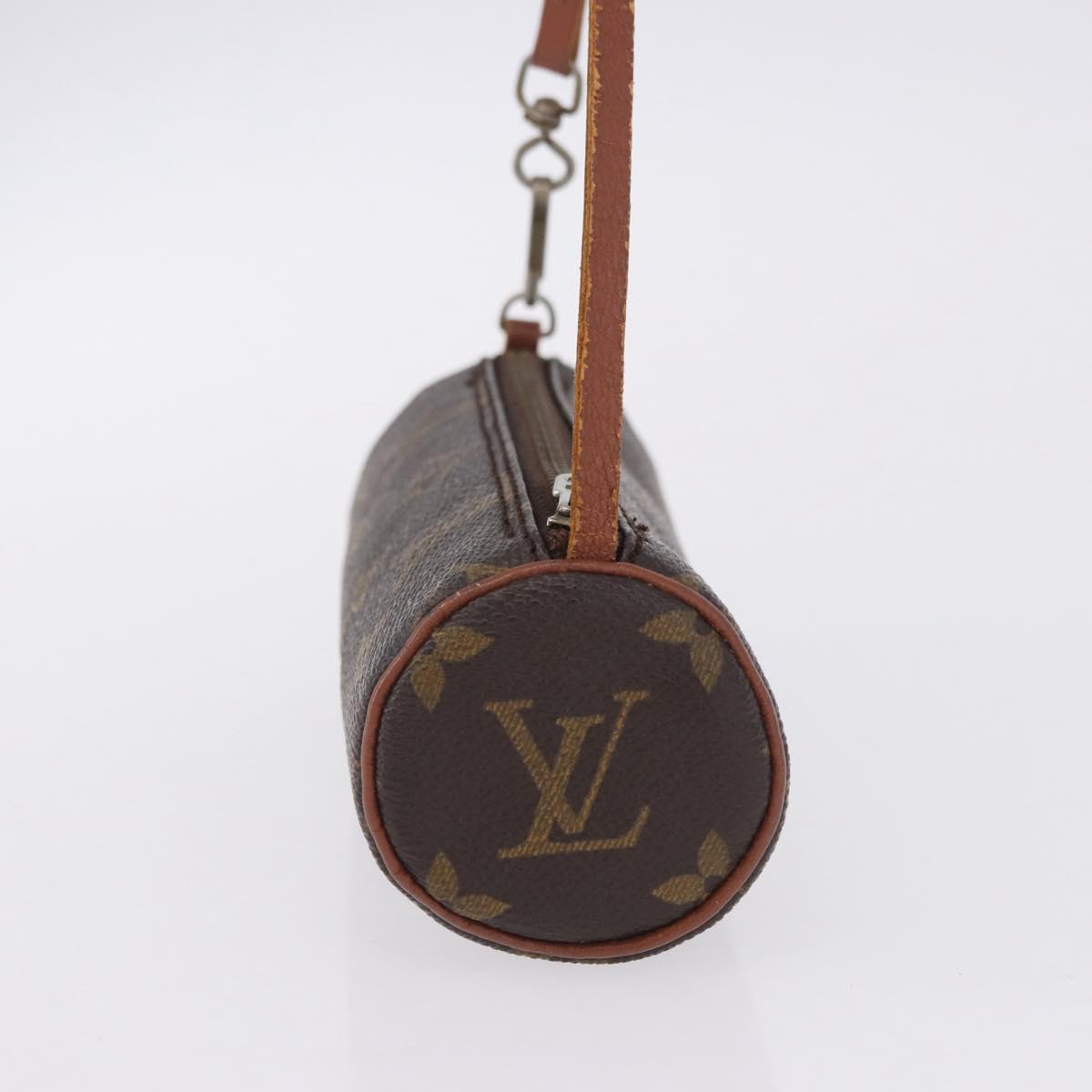 LOUIS VUITTON Monogram Papillon Pouch LV Auth 192097