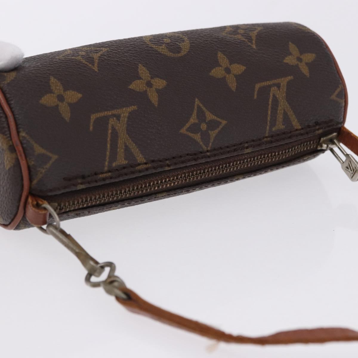 LOUIS VUITTON Monogram Papillon Pouch LV Auth 192097