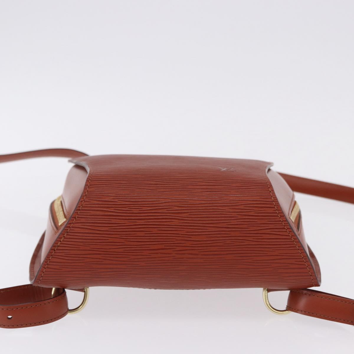 LOUIS VUITTON Epi Mabillon Backpack Brown M52233 LV Auth 192098A