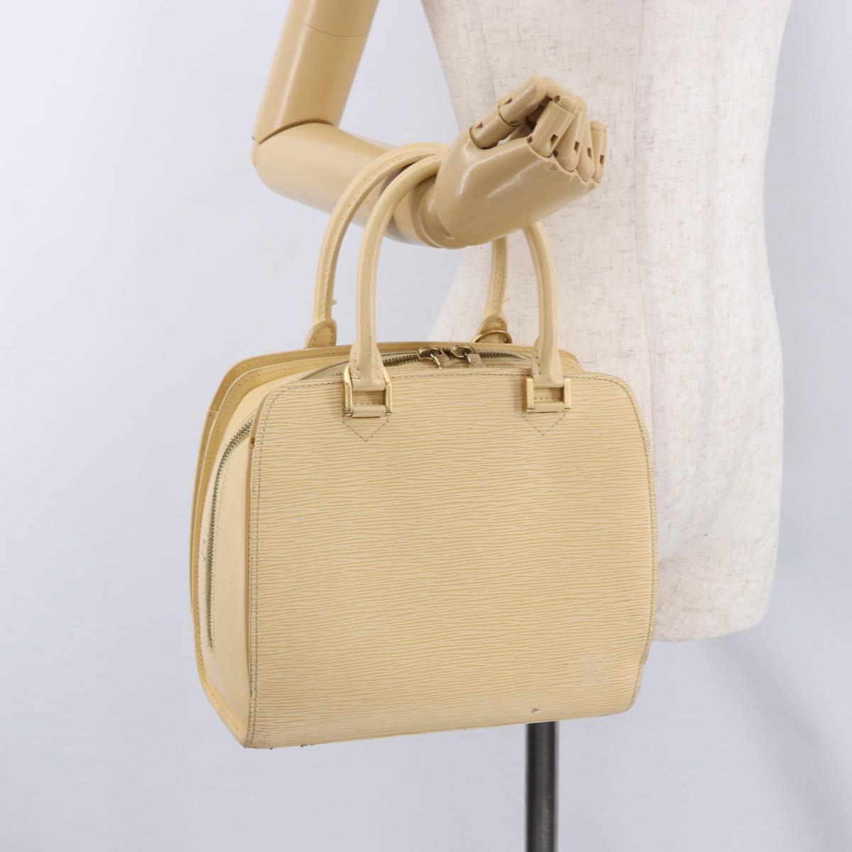 LOUIS VUITTON Epi Pont Neuf Hand Bag Vanilla Cream M5205A LV Auth 192099