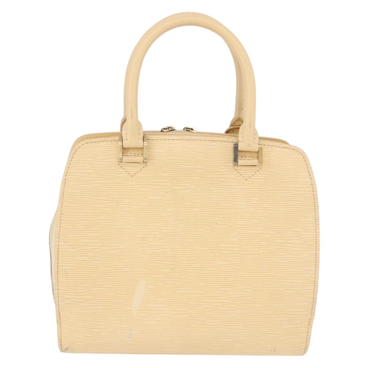LOUIS VUITTON Epi Pont Neuf Hand Bag Vanilla Cream M5205A LV Auth 192099
