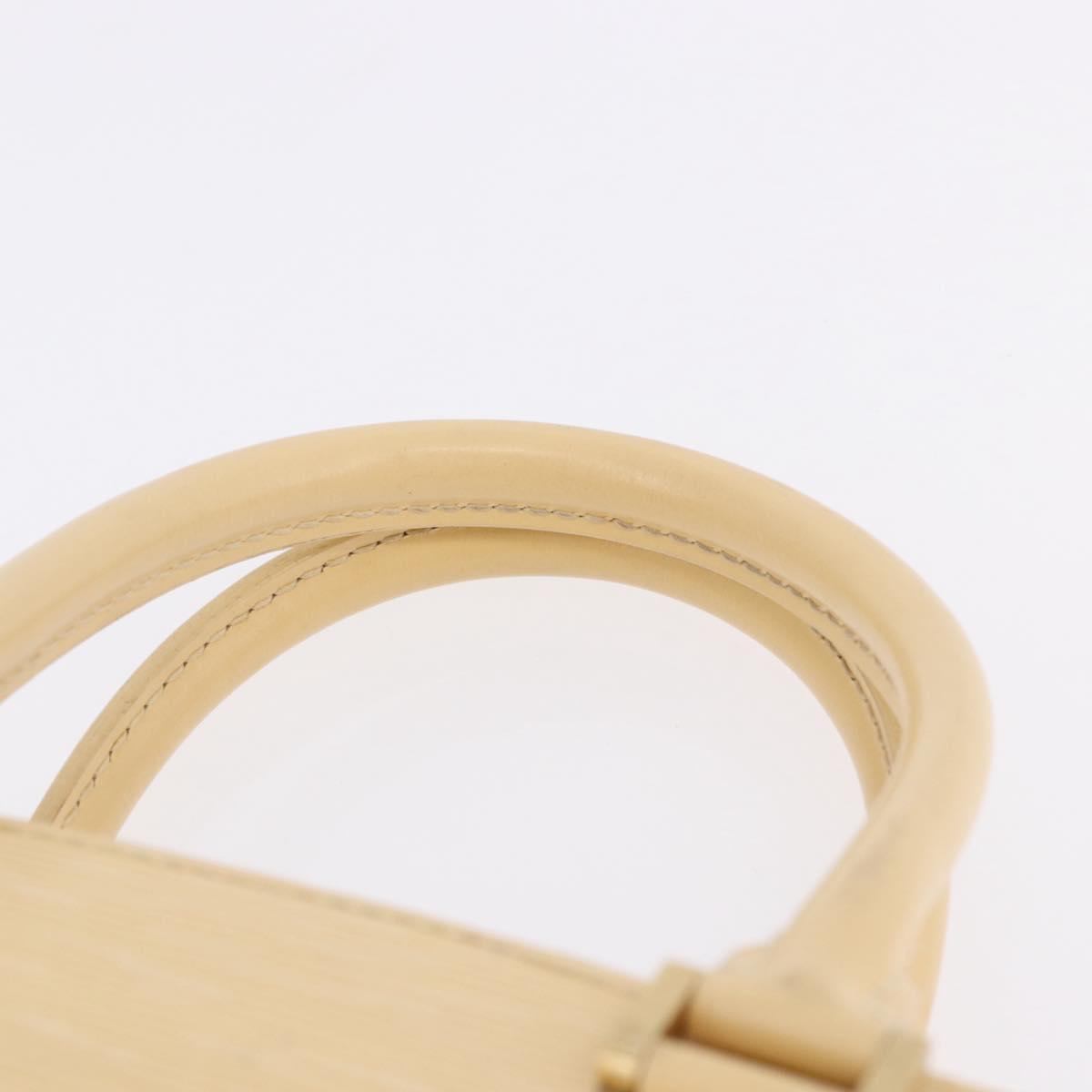 LOUIS VUITTON Epi Pont Neuf Hand Bag Vanilla Cream M5205A LV Auth 192099