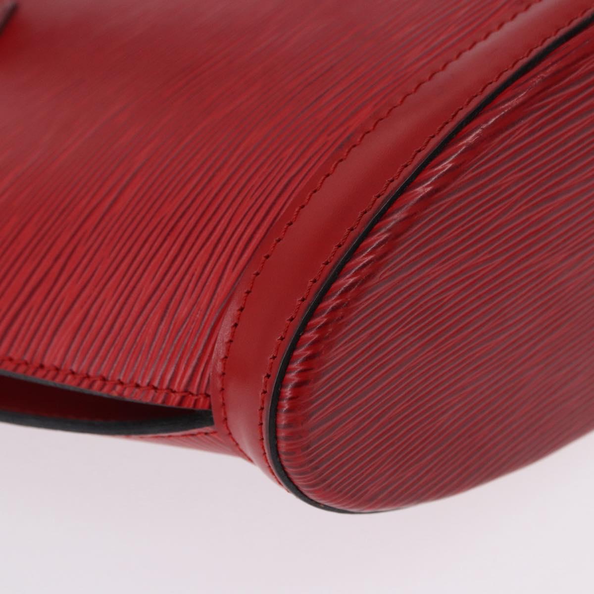 LOUIS VUITTON Epi Saint Jacques Shoulder Bag Red M52277 LV Auth 192103