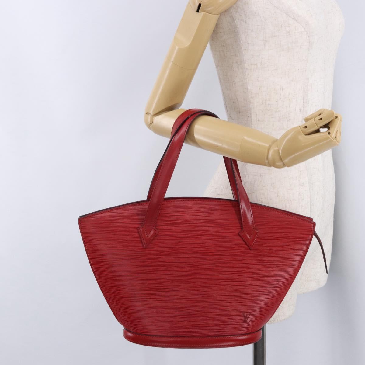 LOUIS VUITTON Epi Saint Jacques Shoulder Bag Red M52277 LV Auth 192103