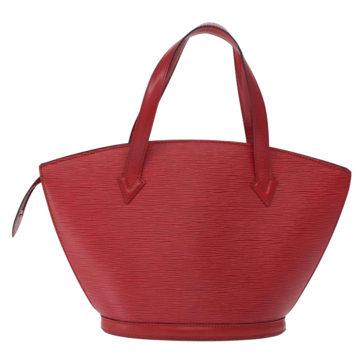 LOUIS VUITTON Epi Saint Jacques Shoulder Bag Red M52277 LV Auth 192103