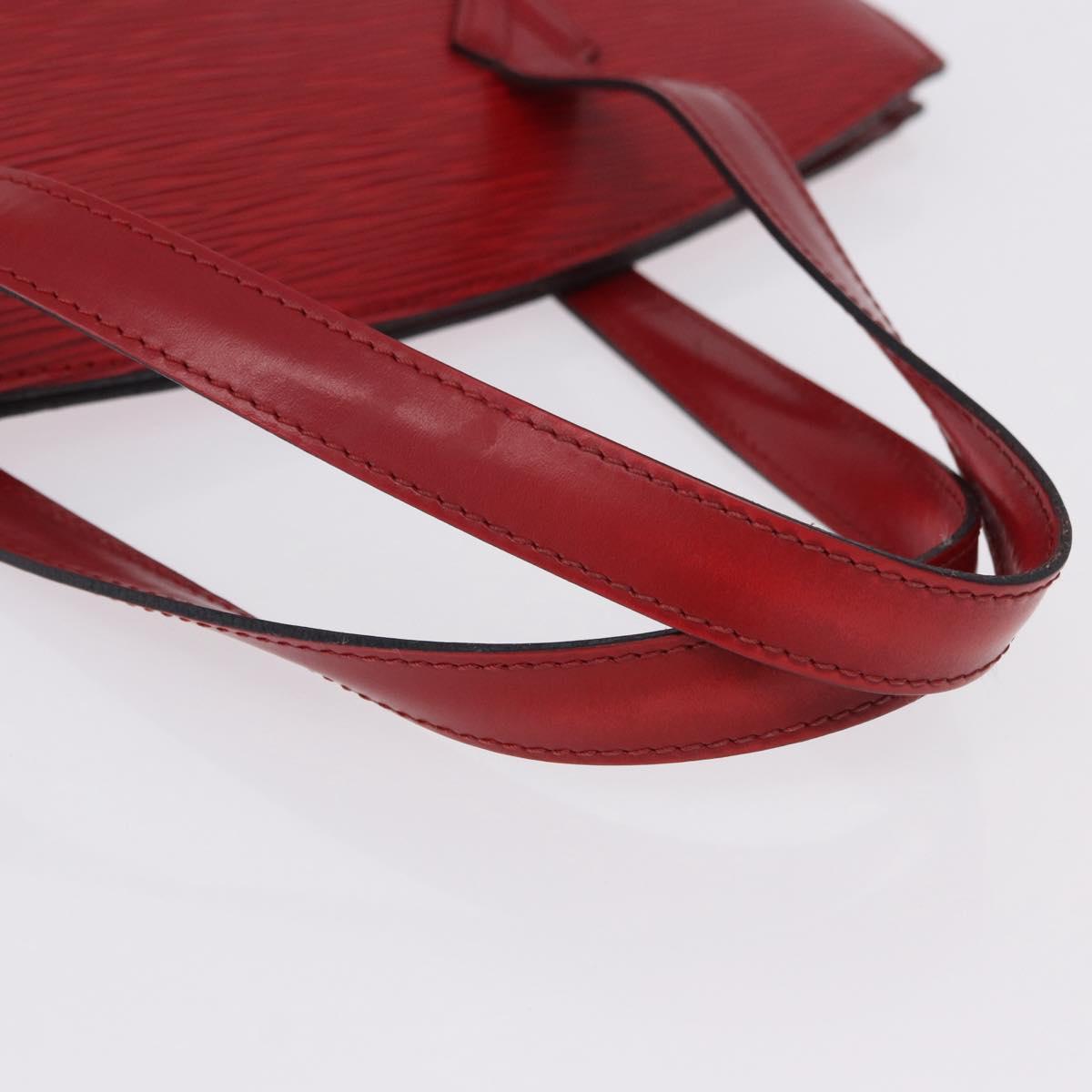 LOUIS VUITTON Epi Saint Jacques Shoulder Bag Red M52277 LV Auth 192103