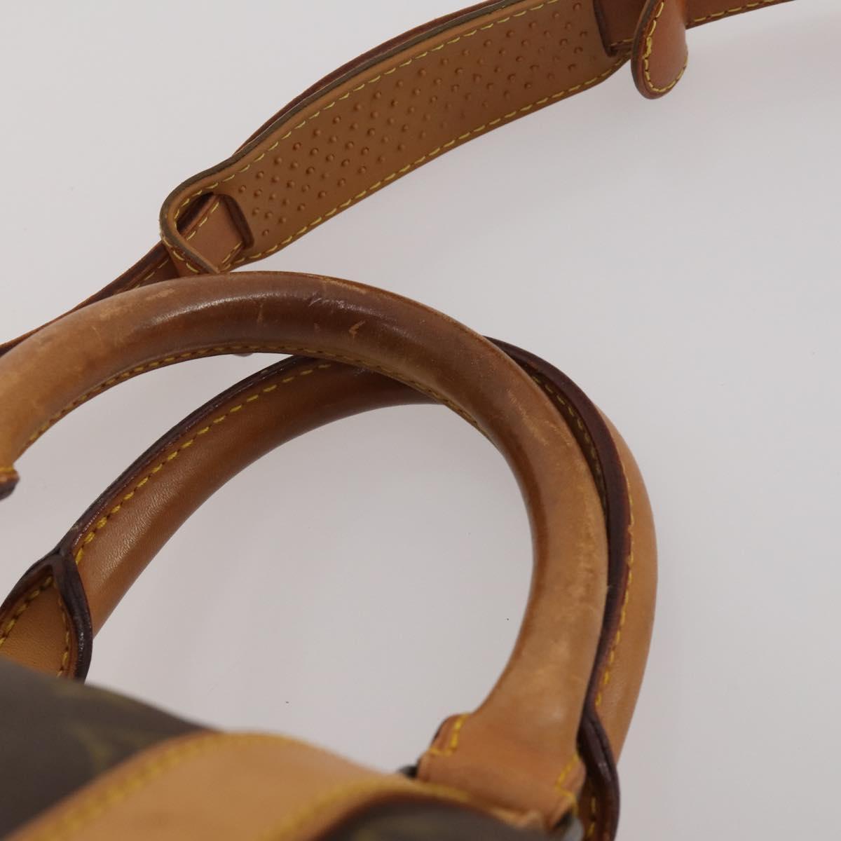 LOUIS VUITTON Monogram Keepall Bandouliere 45 Boston Bag M41418 LV Auth 192105