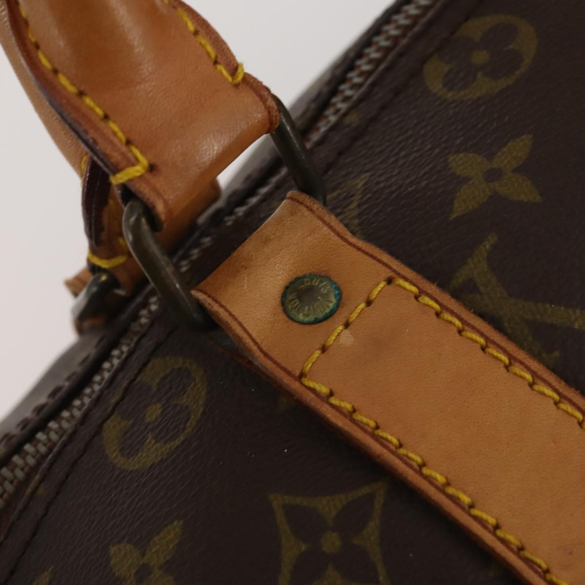 LOUIS VUITTON Monogram Keepall Bandouliere 45 Boston Bag M41418 LV Auth 192105