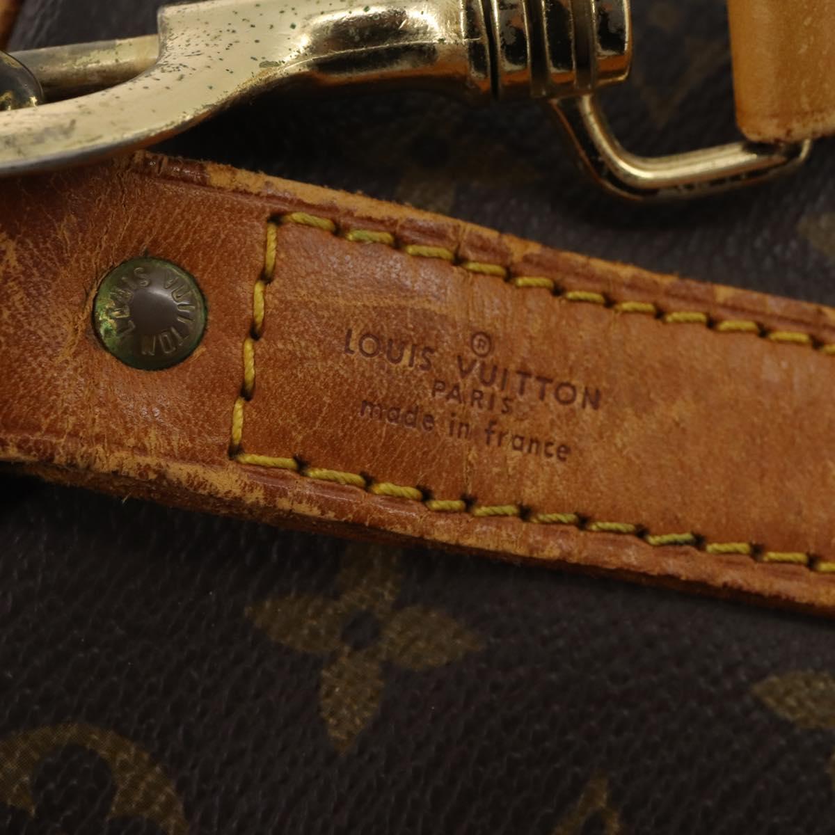 LOUIS VUITTON Monogram Keepall Bandouliere 50 Boston Bag M41416 LV Auth 192106