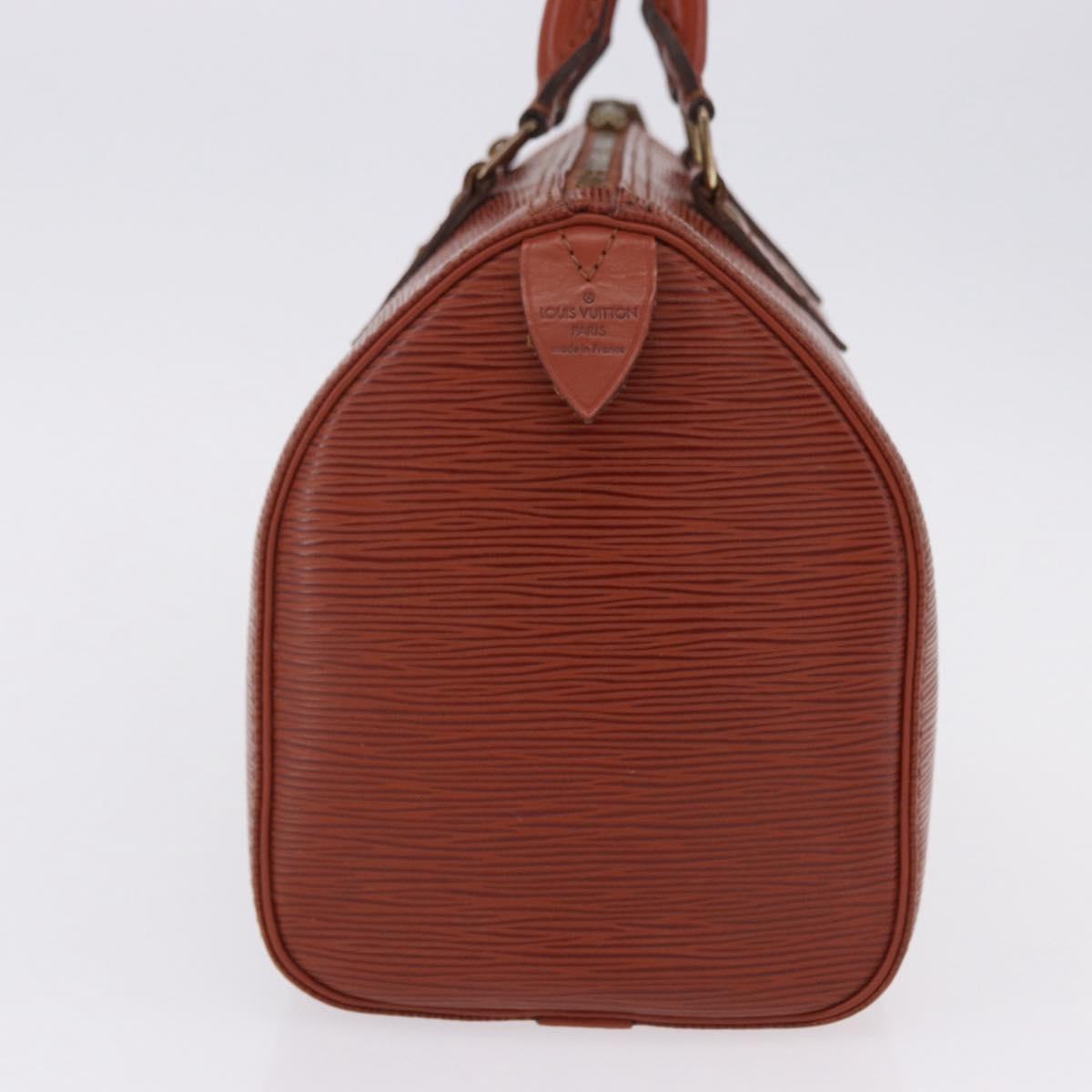 LOUIS VUITTON Epi Speedy 25 Hand Bag Brown M43013 LV Auth 192111A