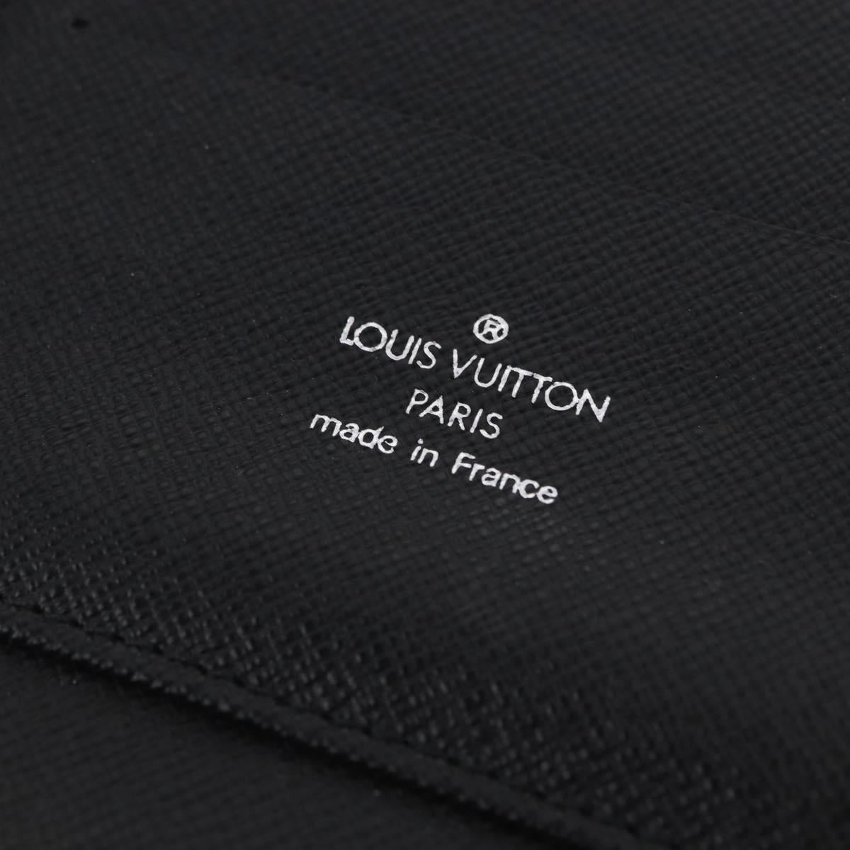 LOUIS VUITTON Taiga Organizer Atoll Travel Case Ardoise M30652 LV Auth 192114A