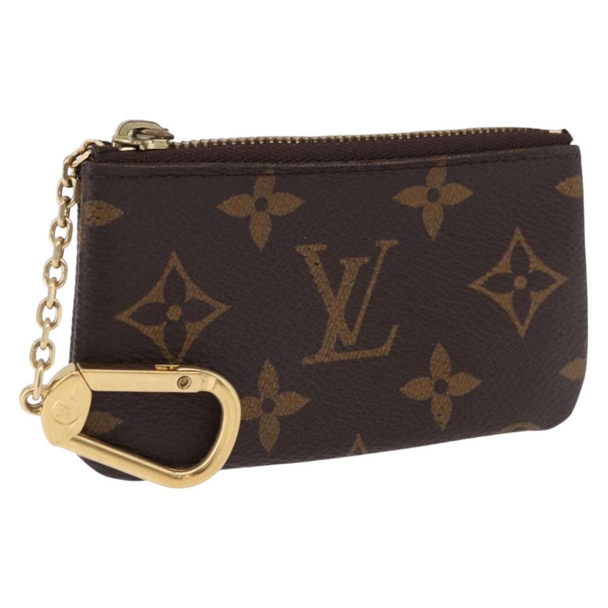 LOUIS VUITTON Monogram Pochette Cles Coin Purse M62650 LV Auth 192116A