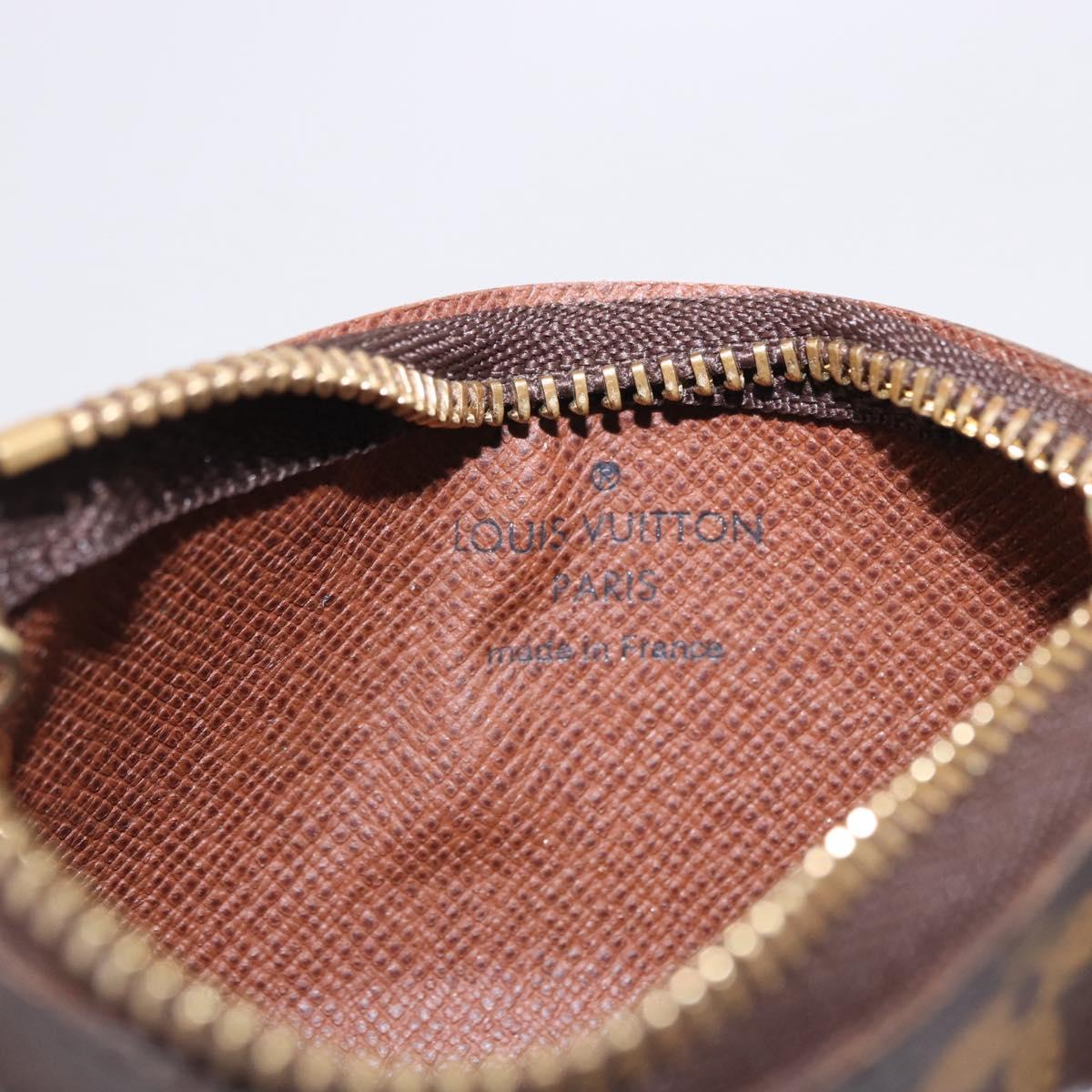 LOUIS VUITTON Monogram Pochette Cles Coin Purse M62650 LV Auth 192116A