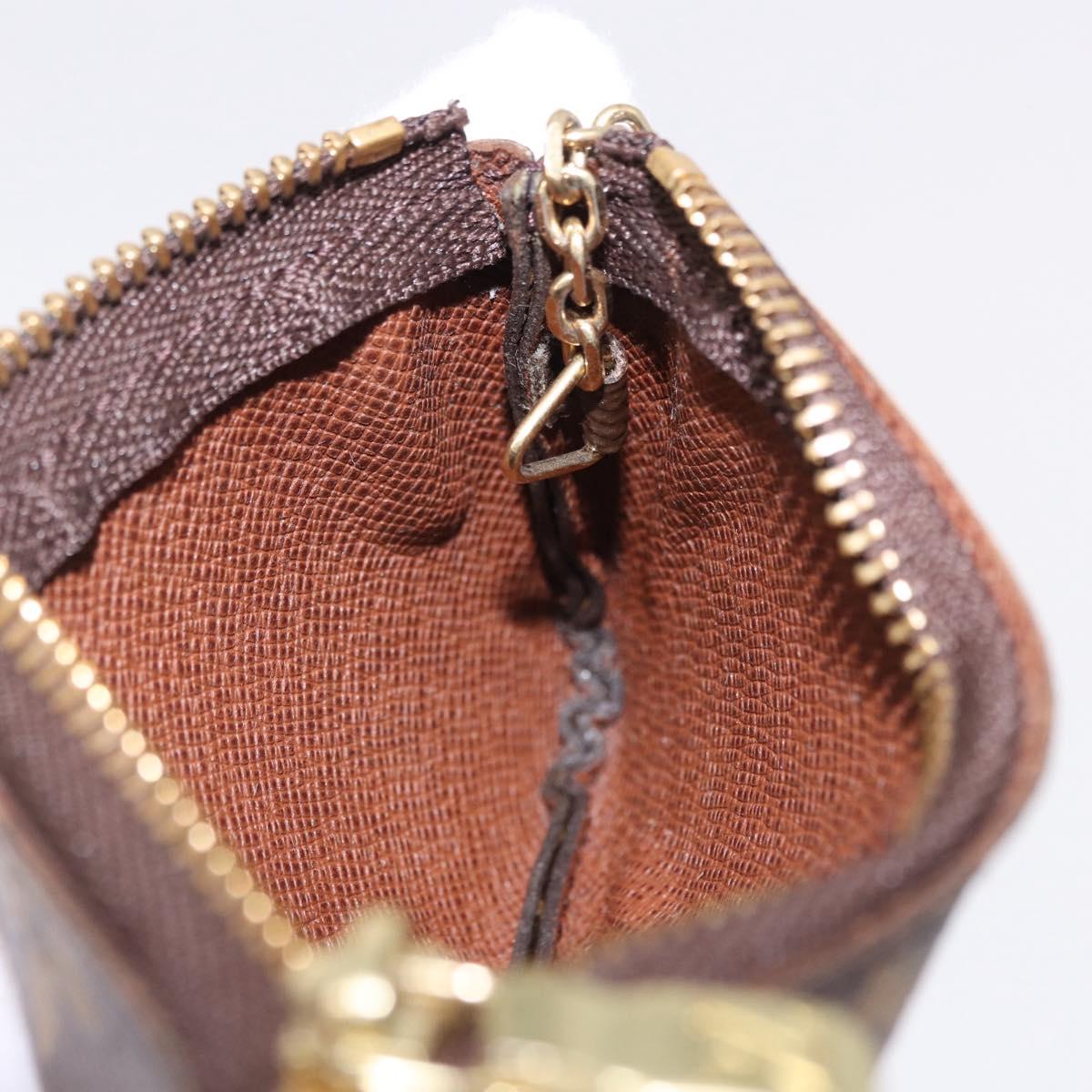 LOUIS VUITTON Monogram Pochette Cles Coin Purse M62650 LV Auth 192116A