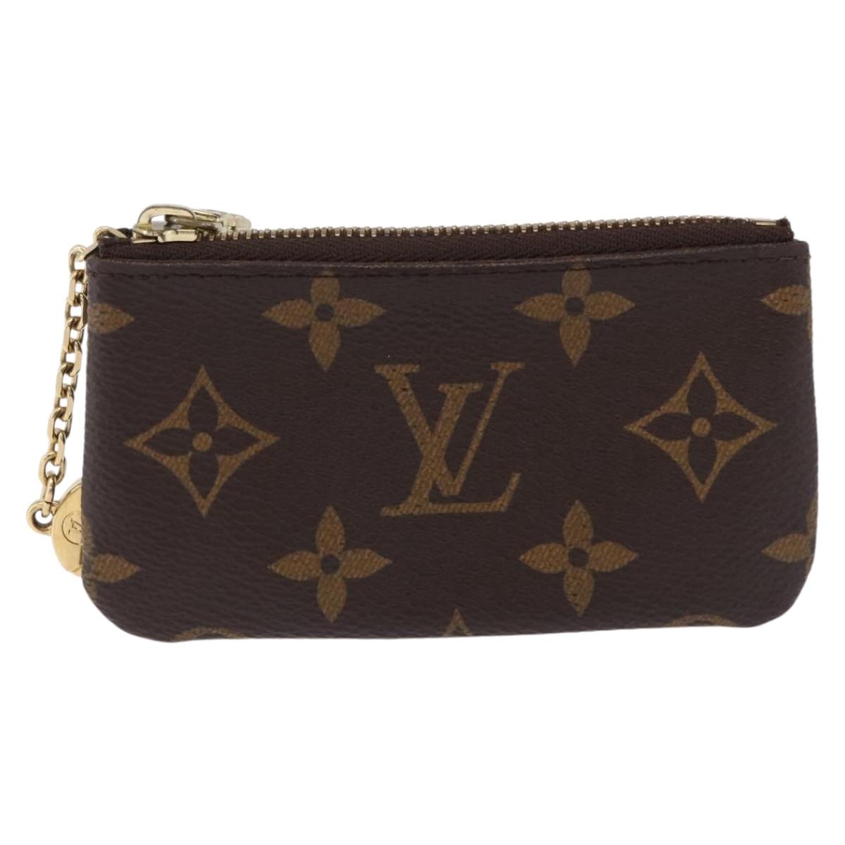 LOUIS VUITTON Monogram Pochette Cles Coin Purse M62650 LV Auth 192116A