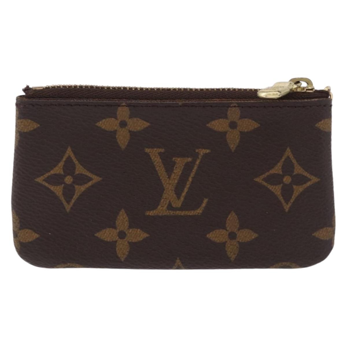 LOUIS VUITTON Monogram Pochette Cles Coin Purse M62650 LV Auth 192116A