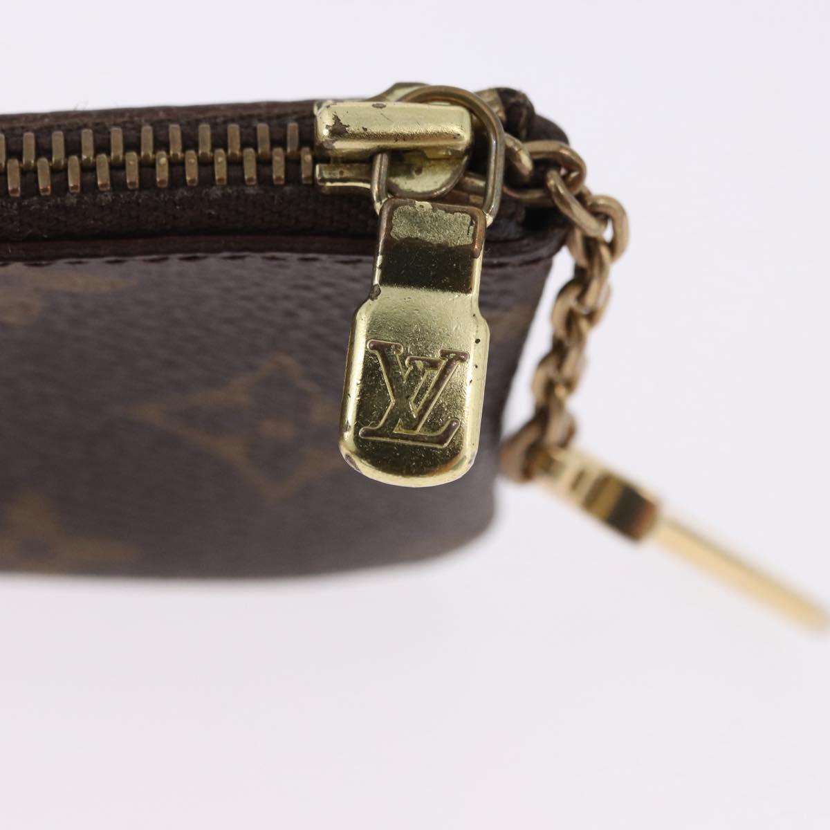 LOUIS VUITTON Monogram Pochette Cles Coin Purse M62650 LV Auth 192117A