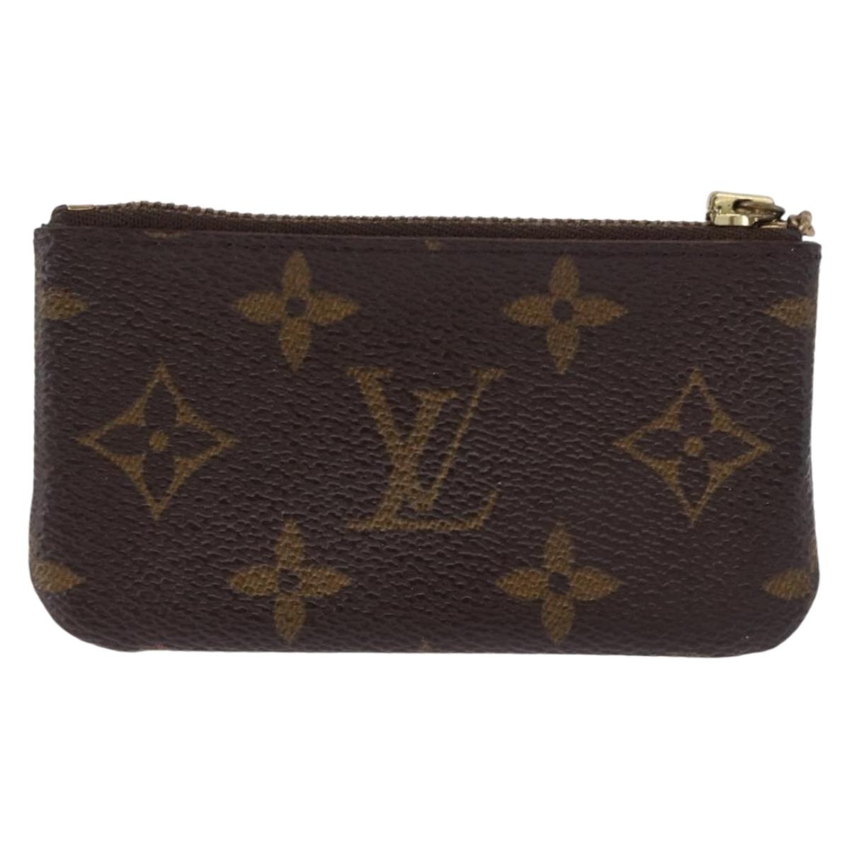 LOUIS VUITTON Monogram Pochette Cles Coin Purse M62650 LV Auth 192117A