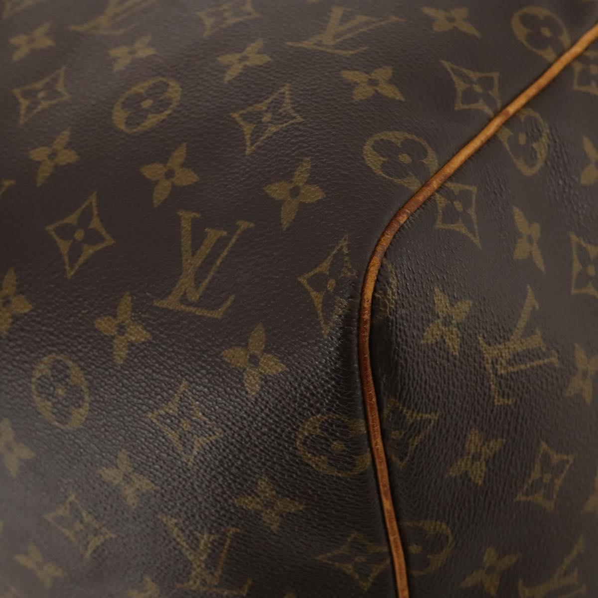 LOUIS VUITTON Monogram Keepall 55 Boston Bag M41424 LV Auth 192119