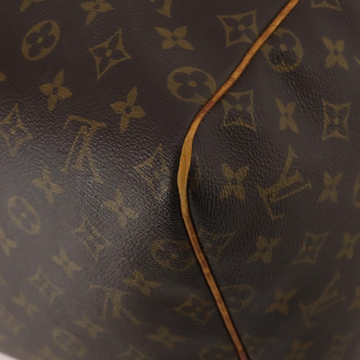 LOUIS VUITTON Monogram Keepall 55 Boston Bag M41424 LV Auth 192119