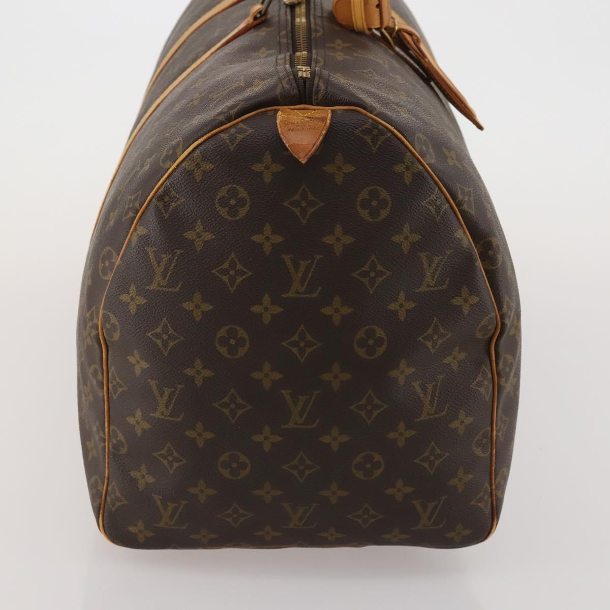 LOUIS VUITTON Monogram Keepall 55 Boston Bag M41424 LV Auth 192119