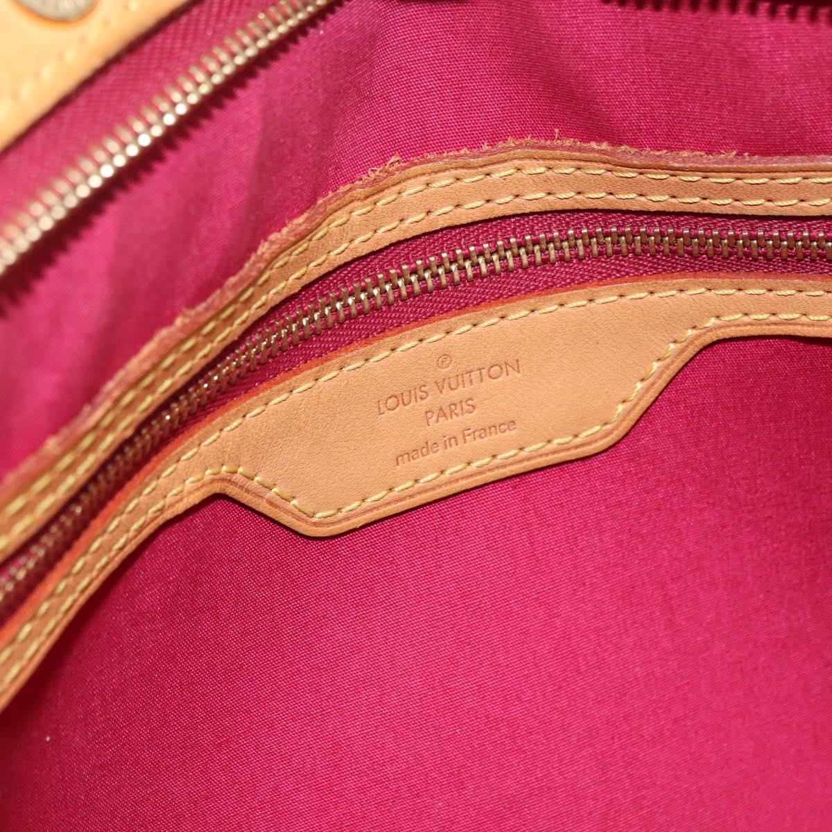 LOUIS VUITTON Vernis Blair MM Hand Bag 2way Rose Andian M91798 LV Auth 192121