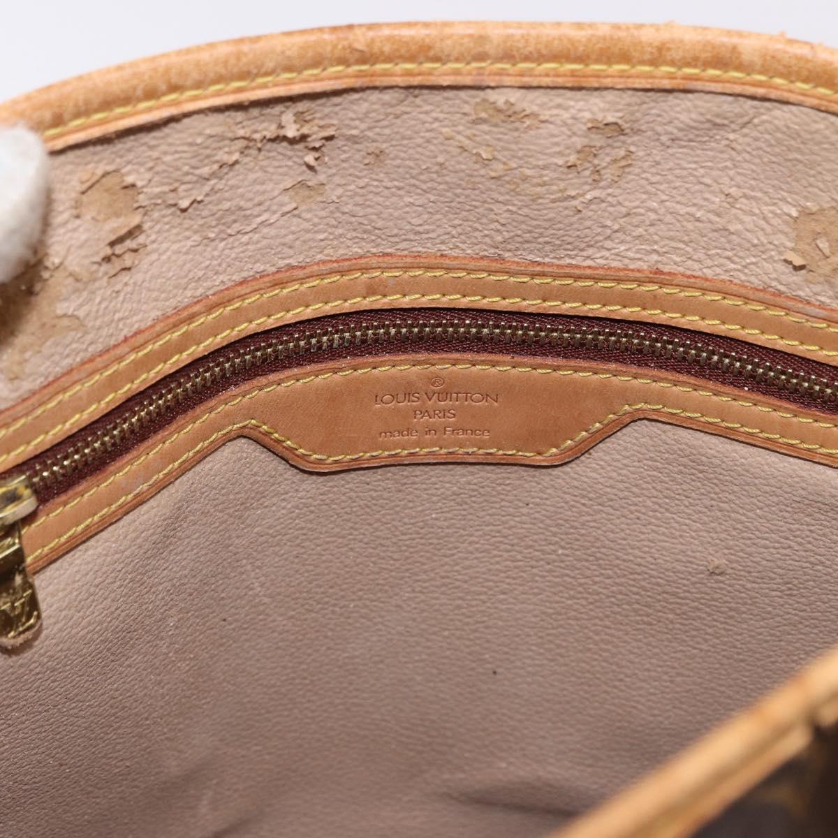 LOUIS VUITTON Monogram Bucket GM Shoulder Bag M42236 LV Auth 192122