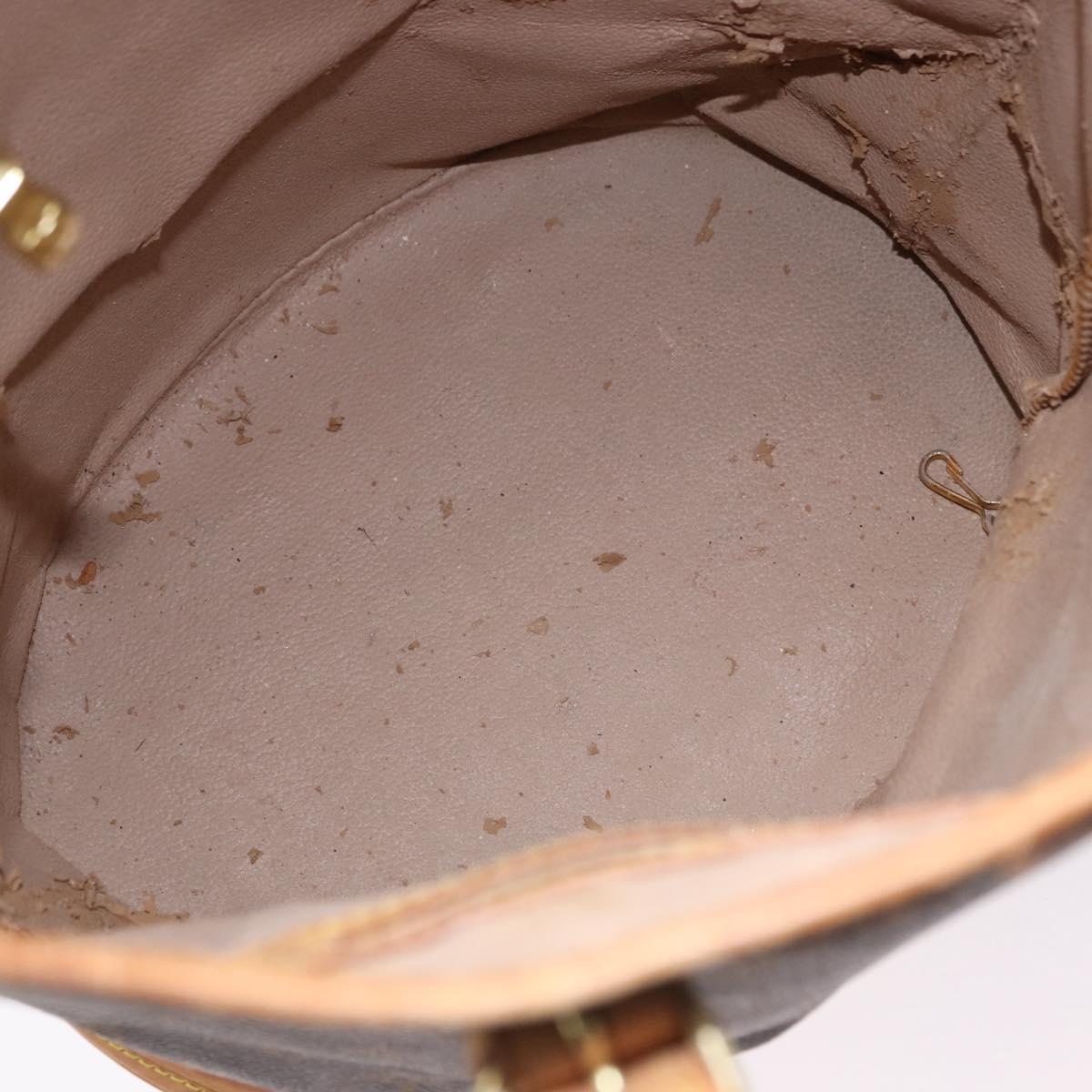 LOUIS VUITTON Monogram Bucket GM Shoulder Bag M42236 LV Auth 192122