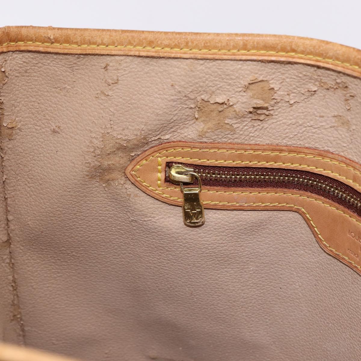 LOUIS VUITTON Monogram Bucket GM Shoulder Bag M42236 LV Auth 192122