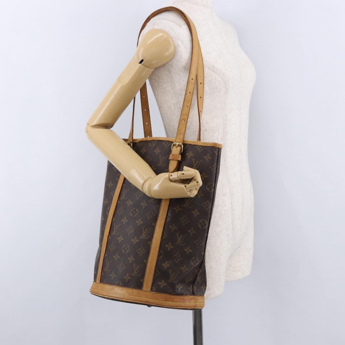 LOUIS VUITTON Monogram Bucket GM Shoulder Bag M42236 LV Auth 192122