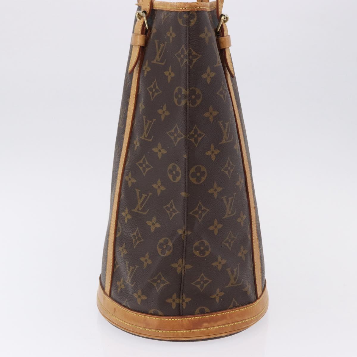 LOUIS VUITTON Monogram Bucket GM Shoulder Bag M42236 LV Auth 192122