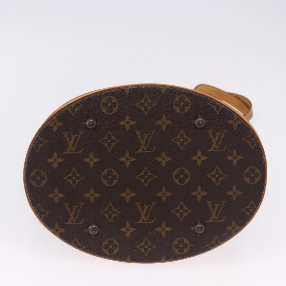 LOUIS VUITTON Monogram Bucket GM Shoulder Bag M42236 LV Auth 192122