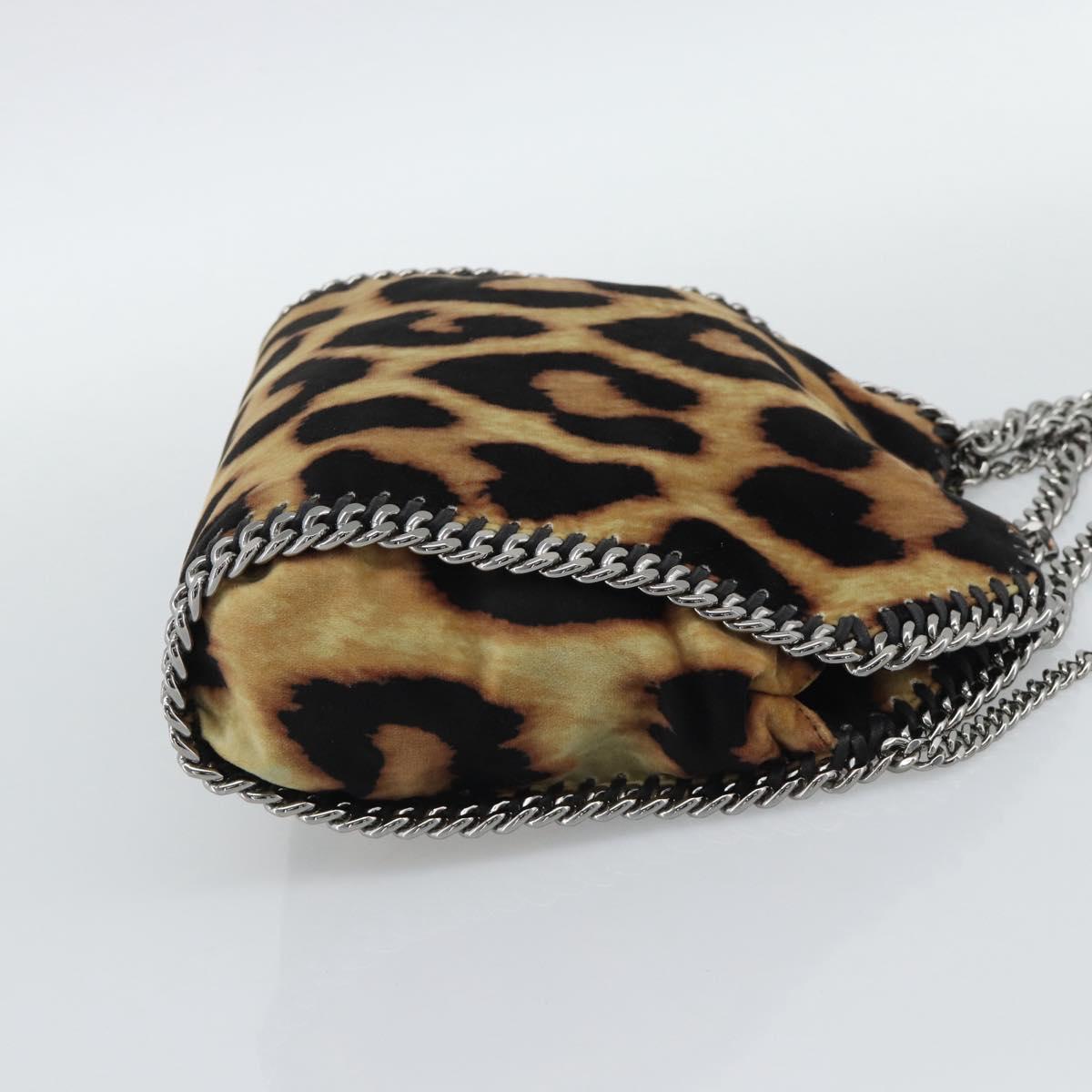 Stella MacCartney Chain Farabella Mini Bag Velor 2way Brown 371223 Auth 192123V