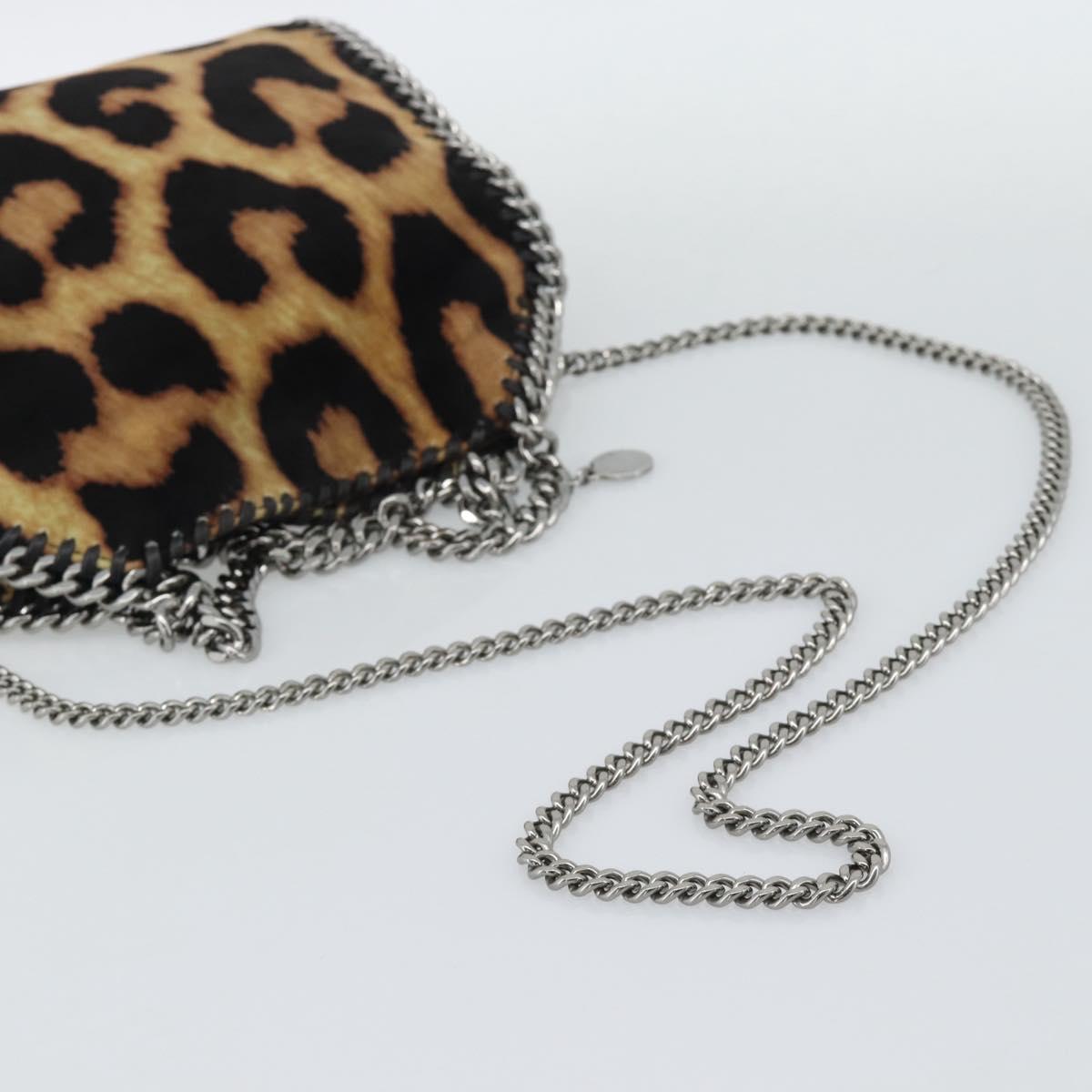 Stella MacCartney Chain Farabella Mini Bag Velor 2way Brown 371223 Auth 192123V