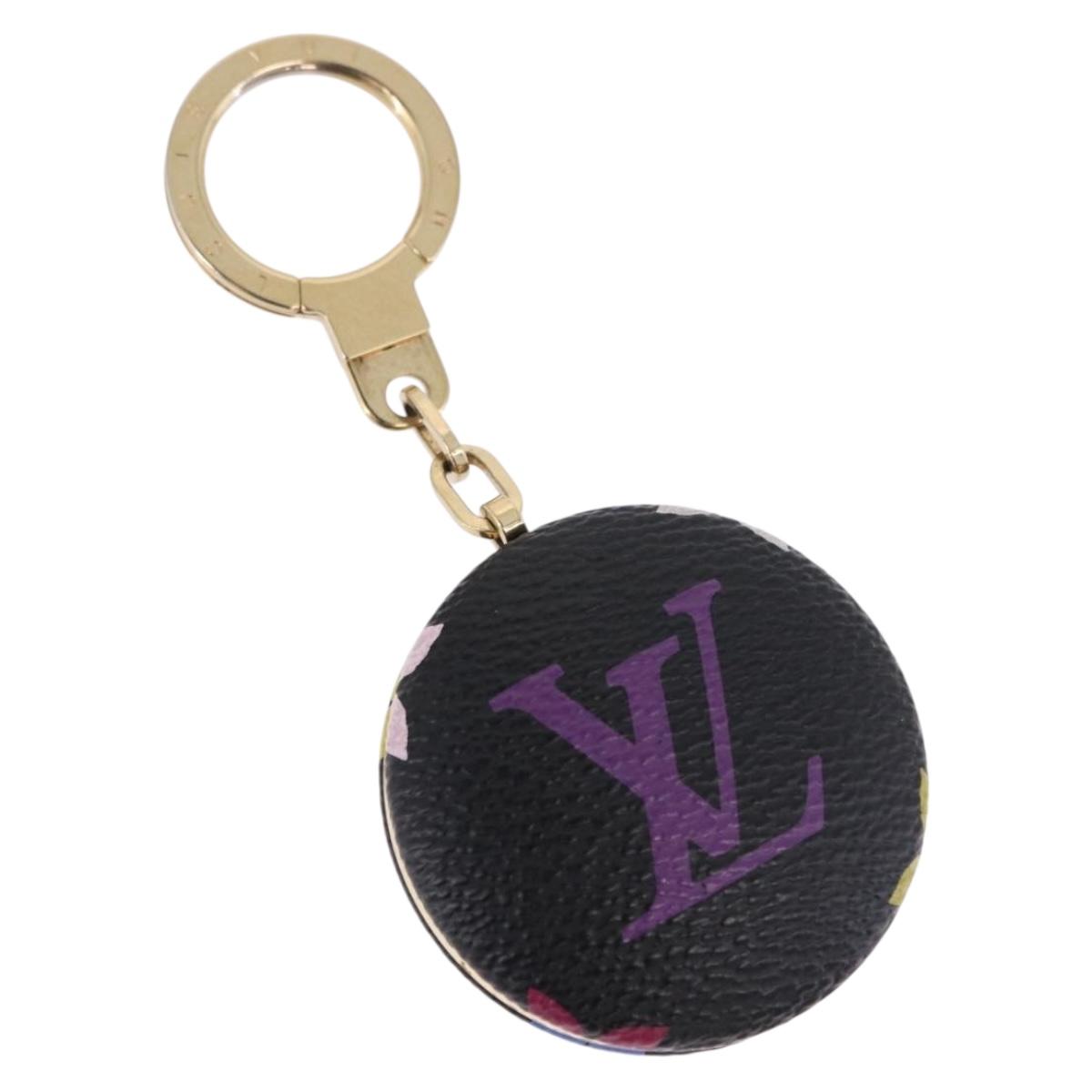 LOUIS VUITTON Multicolor Canvas Astropill Key Holder Black M51912 Auth 192130V