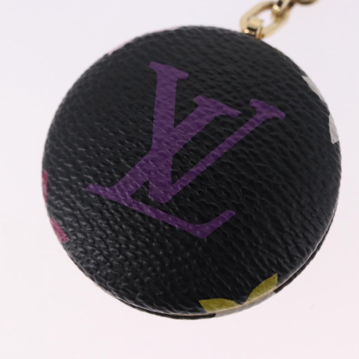 LOUIS VUITTON Multicolor Canvas Astropill Key Holder Black M51912 Auth 192130V