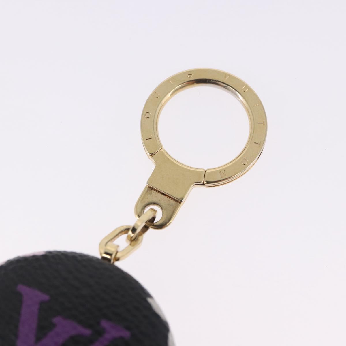 LOUIS VUITTON Multicolor Canvas Astropill Key Holder Black M51912 Auth 192130V