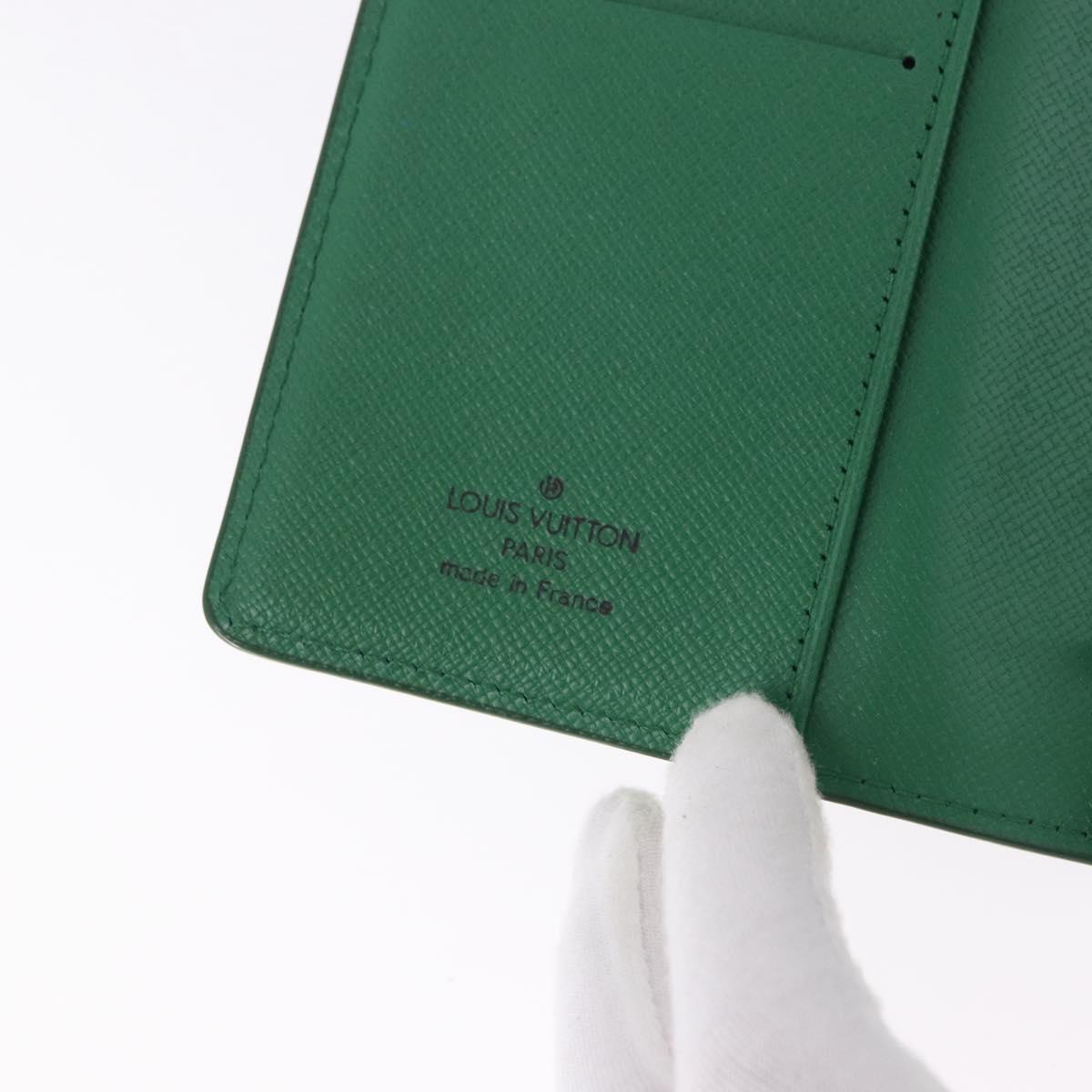 LOUIS VUITTON Epi Agenda PM Day Planner Cover Green R20054 LV Auth 192132