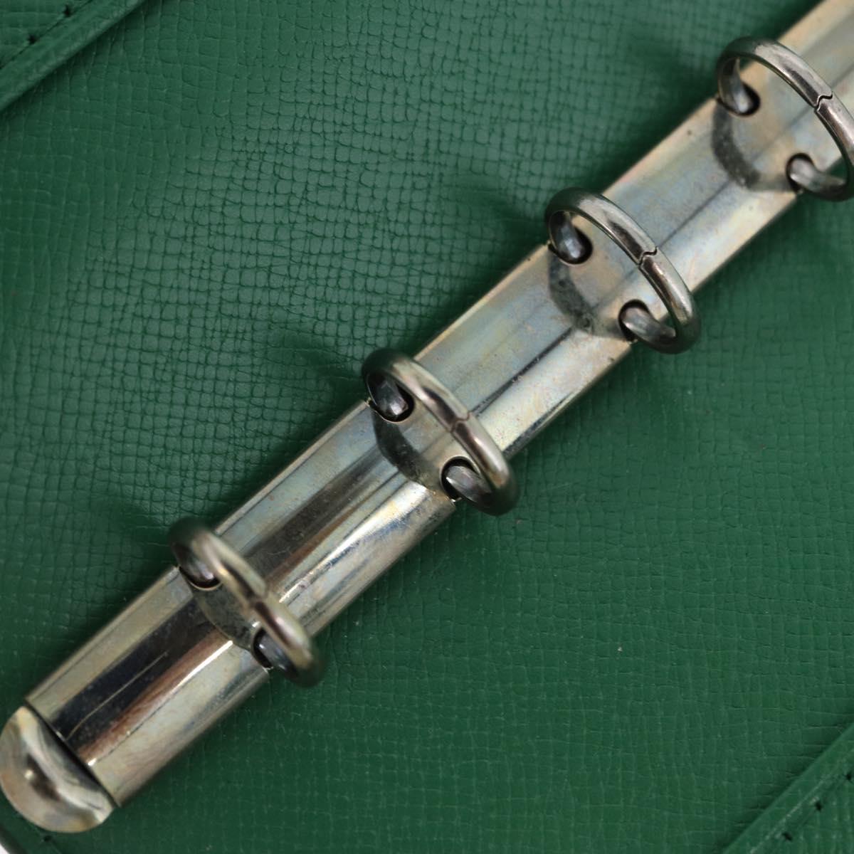 LOUIS VUITTON Epi Agenda PM Day Planner Cover Green R20054 LV Auth 192132
