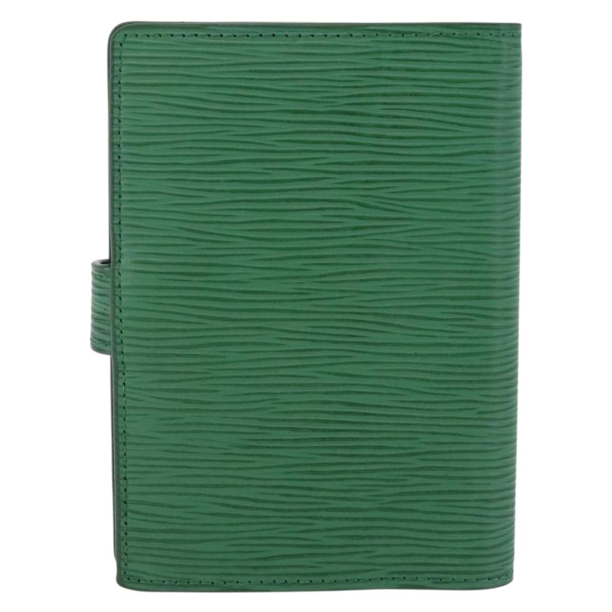 LOUIS VUITTON Epi Agenda PM Day Planner Cover Green R20054 LV Auth 192132